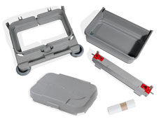 NKA101P Hållare sopsäck med lock.